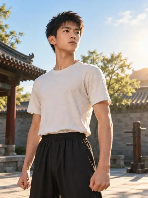 黄果AI短剧《少年不惧》封面，成长题材短剧