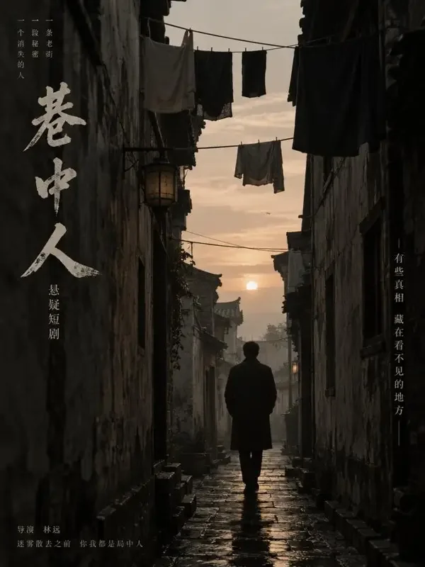 黄果AI短剧《破晓之前》封面，悬疑题材短剧